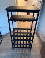 Stijlvolle Wijnkast - 50x32x100 cm, Ophalen, 15 tot 25 flessen, Zo goed als nieuw, Metaal