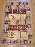 Handgeknoopt oosters tapijt modern design 126x79, Info@SlatsAntiek.nl, Crème, 100 tot 150 cm, Perzisch