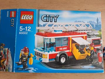 Lego City Brandweerwagen 60002 Compleet beschikbaar voor biedingen