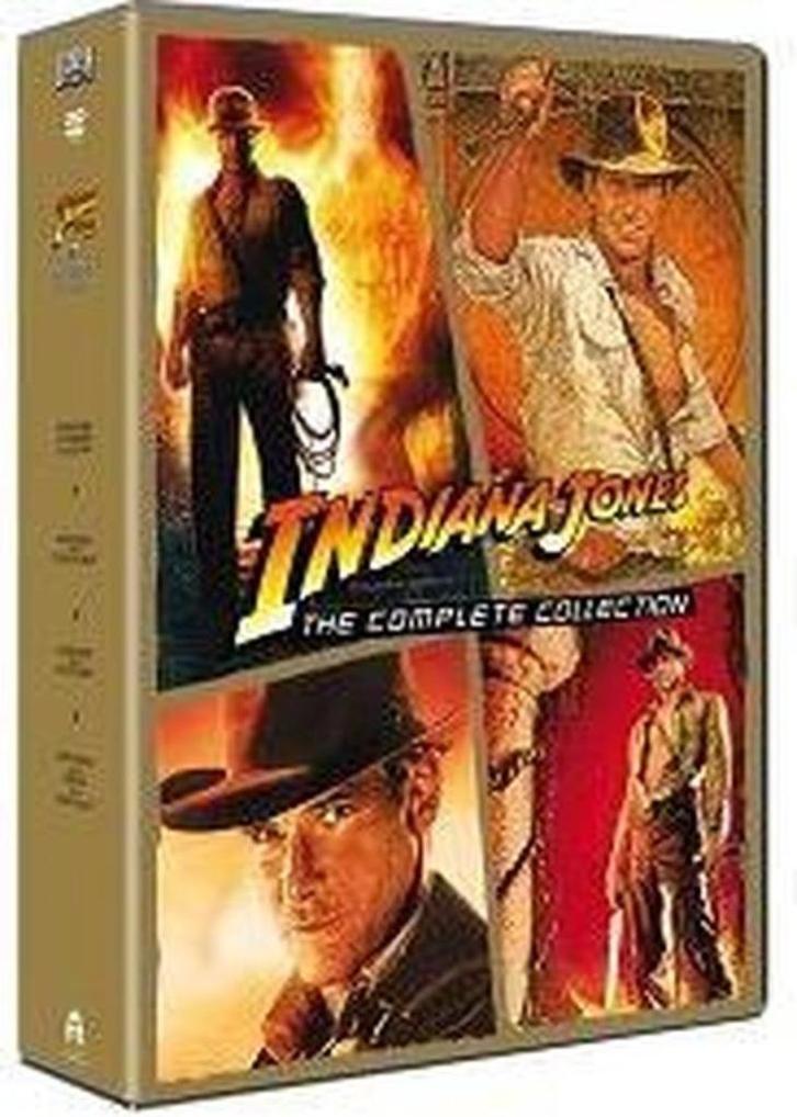 Indiana Jones, the complete Collection, 5Disc DVDBOX, Cd's en Dvd's, Dvd's | Actie, Zo goed als nieuw, Actie, Boxset, Vanaf 12 jaar