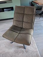 Comfortabele fauteuil - Gebruikt, Huis en Inrichting, Stoelen, Ophalen, Gebruikt, Bruin, Metaal