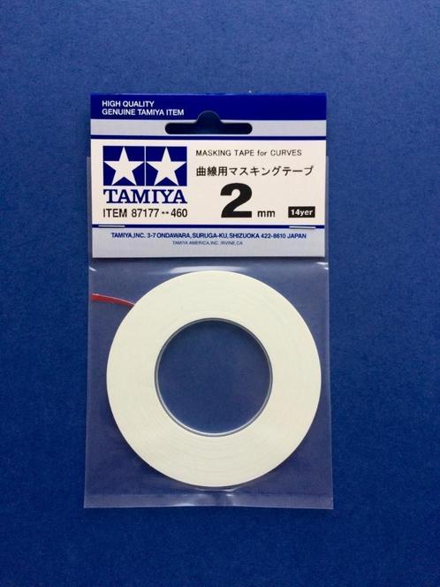 tamiya 87177 Masking tape for curves 2mm, Hobby en Vrije tijd, Modelbouw | Overige, Nieuw, Groter dan 1:32, Ophalen of Verzenden
