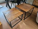 50x50 en 60x60, Huis en Inrichting, Tafels | Salontafels, 50 tot 100 cm, 50 tot 75 cm, Vierkant, Zo goed als nieuw