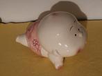 Roze Baby Spaarpot - Rubber Sluiting, Ophalen of Verzenden, Gebruikt, Steen, Aardewerk of Keramiek, Overige thema's