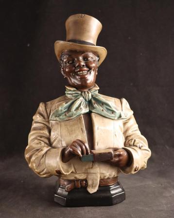 Antiek Weense terracotta tabakspot  beschikbaar voor biedingen