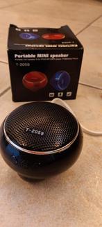 Portable Mini Speaker T-2059 - Nieuw in doos!, Audio, Tv en Foto, Luidsprekers, Overige typen, Nieuw, Minder dan 60 watt, Ophalen