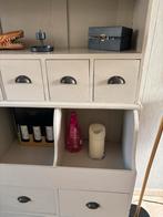 Grote houten schappen kast, Ophalen, Gebruikt, 25 tot 50 cm, 200 cm of meer