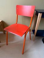 2 oranje Zuiver back to school stoelen, Ophalen, Twee, Overige kleuren, Zo goed als nieuw