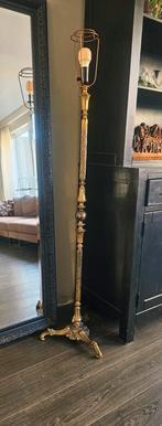 Vintage Messing Staande Lamp Neo-Barok, Huis en Inrichting, Lampen | Vloerlampen, Ophalen, Overige materialen, Gebruikt, Klassiek Neo-Barok
