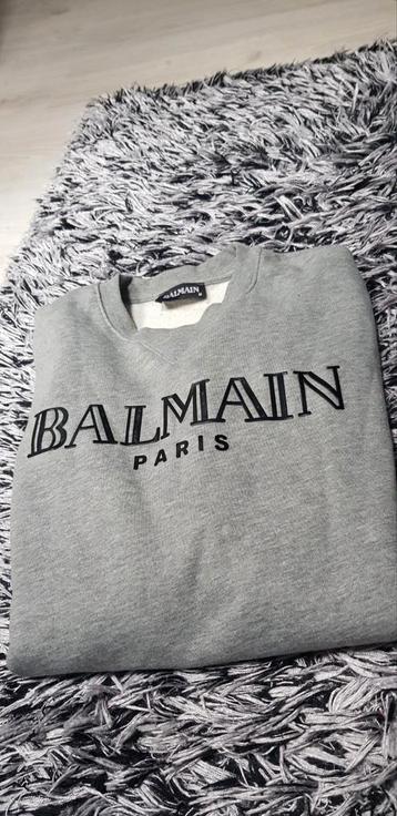 Balmain herensweater grijs mt M zgan beschikbaar voor biedingen