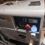 Hyundai DHY8500SE-T Diesel Generator, Gebruikt, Dieselolie, Geluidgedempt, Ophalen of Verzenden