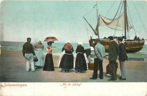 (381-085-021) Scheveningen Na de afslag, Verzamelen, Ansichtkaarten | Nederland, Zuid-Holland, Verzenden