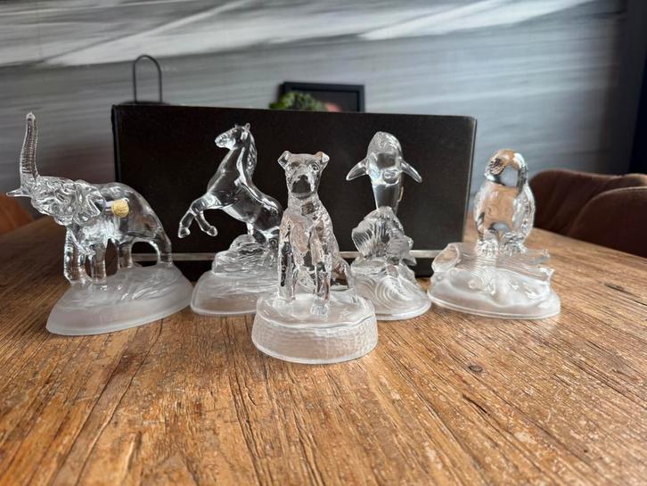 Cristal d’Arques beeldjes - 5 stuks beschikbaar, Verzamelen, Beelden en Beeldjes, Zo goed als nieuw, Dier, Ophalen of Verzenden