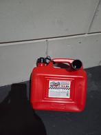 Rode benzine jerrycan 5 liter, Ophalen, Gebruikt