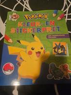 Pokémon Kleurboek + Stickers, Ophalen of Verzenden, Zo goed als nieuw, Knutselen