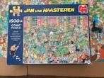 Jan van Haasteren - krijt op tijd! 1500 puzzelstukjes, Ophalen of Verzenden, 500 t/m 1500 stukjes, Zo goed als nieuw, Legpuzzel