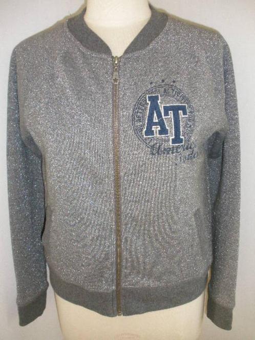 AMERICA TODAY vest grijs glitter maat L, Kleding | Dames, Truien en Vesten, Zo goed als nieuw, Maat 38/40 (M), Grijs, Ophalen of Verzenden