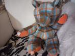 Vintage Plaid Teddybeer - Jaren 70 merk Olily, Ophalen of Verzenden