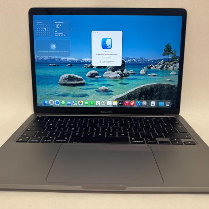 Apple Macbook Pro 2022 13-inch Touchbar 13/M2/8/256/Tahoe, Computers en Software, Apple Macbooks, Zo goed als nieuw