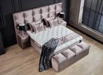 Opbergboxspring Cullinan Incl. Matras & Topper Dreambedden, Overige kleuren, Ophalen of Verzenden, 180 cm, 200 cm