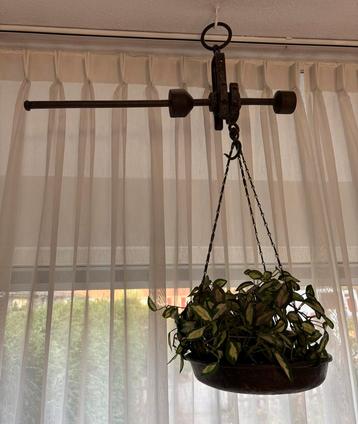 Koperen plantenhanger - leuke industriele stijl beschikbaar voor biedingen