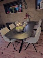 5x eettafel stoelen met draaibaar stalen onderstel, Huis en Inrichting, Stoelen, Ophalen, Eijerkamp, J, H