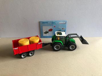 Playmobil Tractor met aanhangwagen beschikbaar voor biedingen