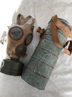 Gasmasker ANP M51 (Frankrijk/België) met canister, Verzamelen, Overige gebieden, Ophalen of Verzenden, Landmacht