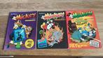 3 Mickey Mouse maandblad (nr 4,7,9) uit 1980. €0,75 per stuk, Gelezen, Walt Disney, Europa, Ophalen of Verzenden