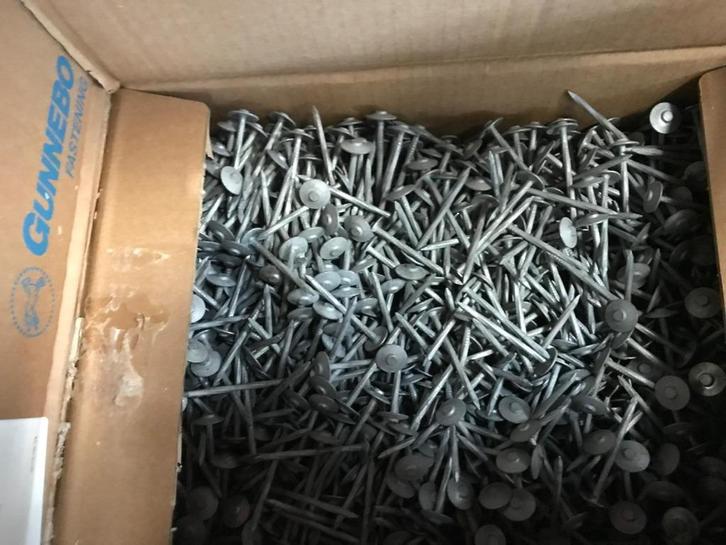 Paraplunagels verzinkt getordeerd 3,8 x 60 mm, Doe-het-zelf en Verbouw, IJzerwaren en Bevestigingsmiddelen, Nieuw, Overige typen