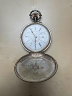 19e eeuwse zakhorloge van zilver, Sieraden, Tassen en Uiterlijk, Horloges | Heren, Ophalen of Verzenden, Zilver, Overige merken