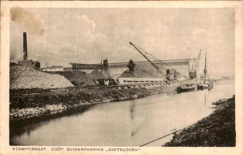 Stampersgat - Coop Suikerfabriek Dinteloord 1, Verzamelen, Ansichtkaarten | Nederland, Gelopen, Noord-Brabant, Voor 1920, Verzenden