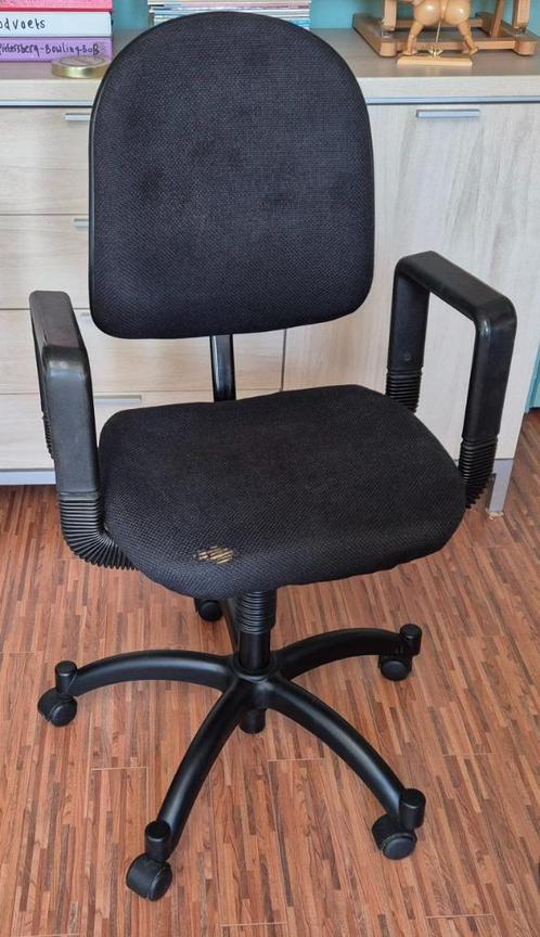 Bureaustoel ergonomisch Ikea, Huis en Inrichting, Bureaustoelen, Gebruikt, Bureaustoel, Zwart, Ergonomisch, Ophalen