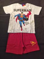 Superman shortama/pyjama katoen wit/rood maat 98, Ophalen of Verzenden