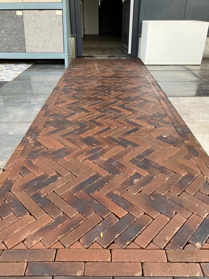 diverse soorten gebakken stenen, Tuin en Terras, Tegels en Klinkers, Nieuw, Klinkers, Overige materialen, 10 m² of meer, Ophalen