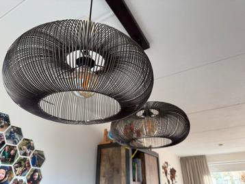 Dubbele hanglamp met pitten