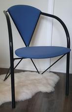 Artifort, Vintage Stoel - Designer Matthias Guertler, Ophalen, Metaal, Gebruikt, Blauw