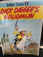 Lucky Luke 1 Dick Diggers goudmijn, Eén stripboek, Ophalen of Verzenden, Zo goed als nieuw