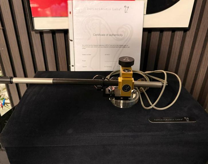 DaVinciAudio Labs GmbH Master Reference Virtu Tonearm, Audio, Tv en Foto, Platenspelers, Zo goed als nieuw, Overige merken, Ophalen of Verzenden
