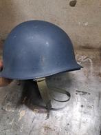 M1 helm burgerbescherming? donker blauw 1978, Verzamelen, Ophalen of Verzenden, Landmacht, Amerika, Helm of Baret