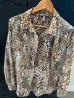 H&M Blouse met slangenprint - Maat 44, Ophalen of Verzenden, Zo goed als nieuw, Maat 42/44 (L), Bruin