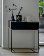 Ferm Living Plantbox Zwart met Marmeren Plaat, Minder dan 45 cm, Minder dan 55 cm, Metaal of Aluminium, Ophalen of Verzenden