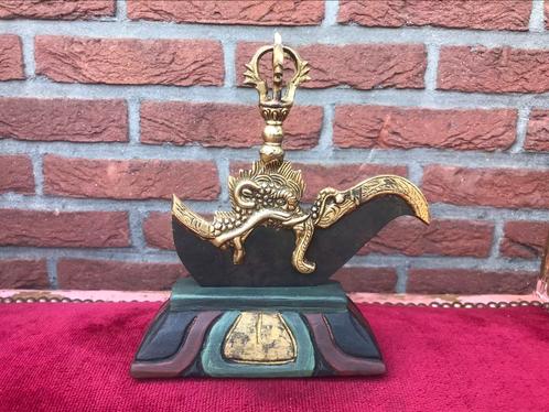 Tibetaanse kartika, brons en ijzer, inclusief houder, Antiek en Kunst, Kunst | Niet-Westerse kunst, Ophalen of Verzenden