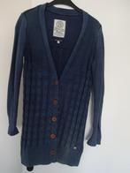 Maat XL. Lang blauw McGREGOR vest met ingebreide kabels., McGregor, Blauw, Maat 46/48 (XL) of groter, Ophalen of Verzenden
