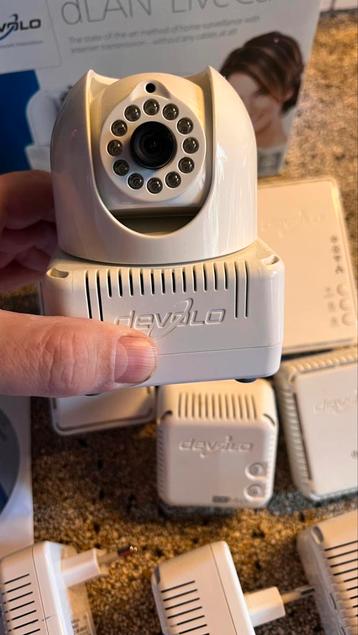 Devolo dLAN LiveCam + 8 smart wifi stekkers beschikbaar voor biedingen