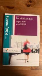 F. Kluijtmans - Bedrijfskundige aspecten van HRM, Ophalen, Zo goed als nieuw, F. Kluijtmans