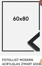 4x Ribba Ikea fotolijsten, zwart, Ophalen, Zo goed als nieuw