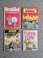 4 stripboeken Robin - Flippie Flink - Chlorophyl - Olivier B, Meerdere stripboeken, Ophalen, Gelezen