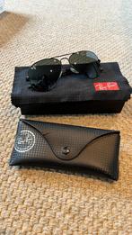 Nette Rayban Aviator Carbon Polarised zonnebril, Zonnebril, Zwart, Ophalen of Verzenden, Zo goed als nieuw