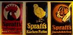 Emaille reclamebord gezocht van Spratts, Antiek en Kunst, Antiek | Emaille, Verzenden